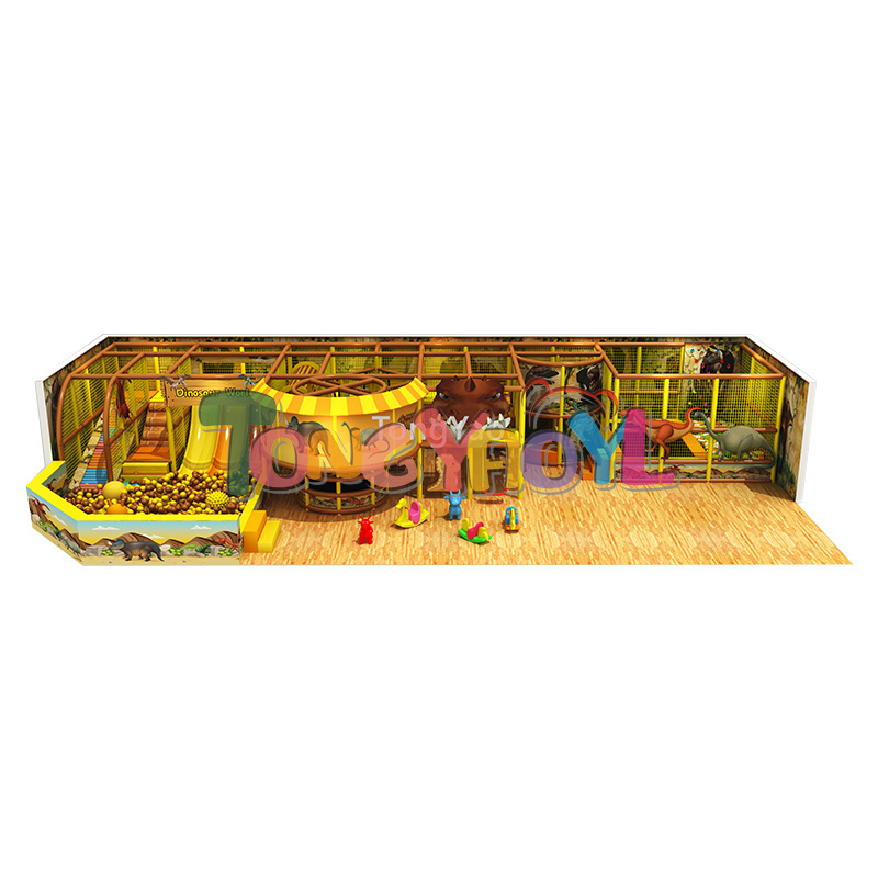 The World Of Dinosaurs Theme Commercial Kids Indoor Soft Play Infantil Ball Pit Pool Slide Playground