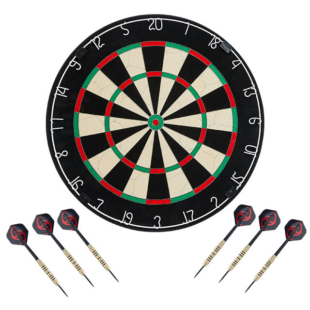 Wholesale direct sales Cible de flechettes sisal bristle fiber dart board  professional dart board