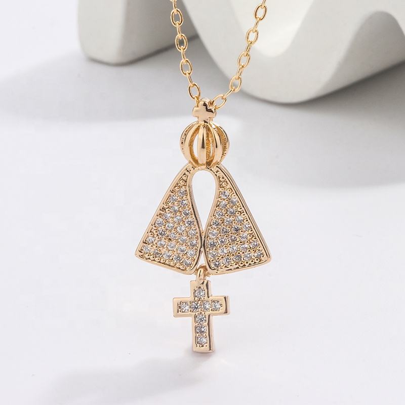 Hip hop Umbrella Creative Design Pendant Necklace Fashion Jewelry necklace High quality zircon jewelry