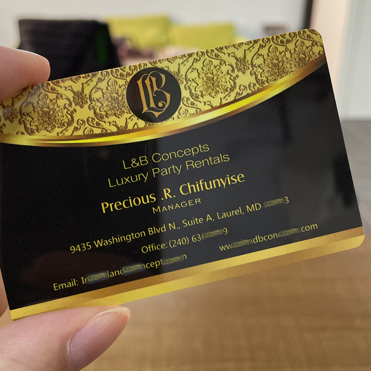 Custom Printing Double Side Name Membership ID Plastic PVC VIP Cards, PVC Plastic Business Card