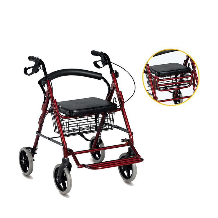 Best Selling Products Height Adjustable Aluminum Foldable Children Walker Rollator