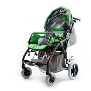 Multifunctional Chair for child with cerebral palsy brake system reclining wheelchair Price