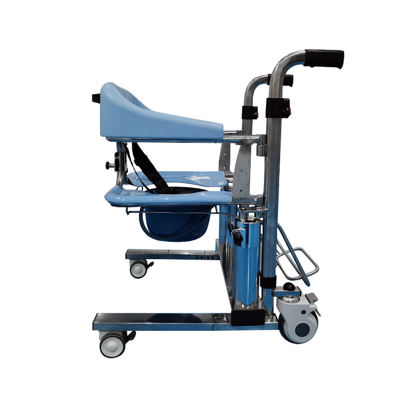 New Designed 304 Stainless Steel Frame Mover Machine Transfer Wheelchair With 150KG Loading Capacity