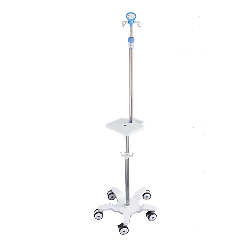 Stainless steel medical hospital bed infusion ceiling mounted iv pole iv drip stand