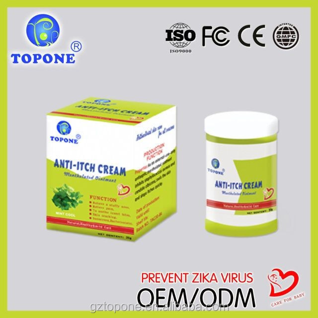 Topone Natural Herbal Anti Mosquito Bite Anti-itch Mosquito Repellent Cream OEM