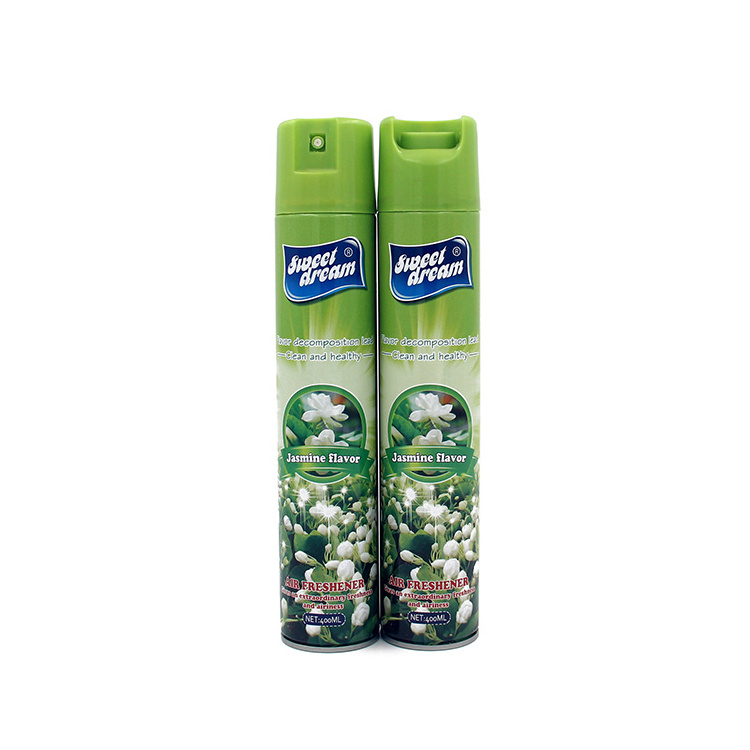 Hot selling custom air freshener 400 ml Jasmine Fragrance Room Air Freshener Spray for Cars for Home