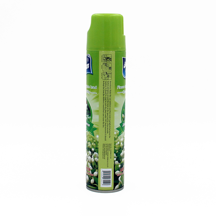 2024 Hot Sale Jasmine Scented Canned Air Freshener Stocked Car Freshener Spray for Hotels