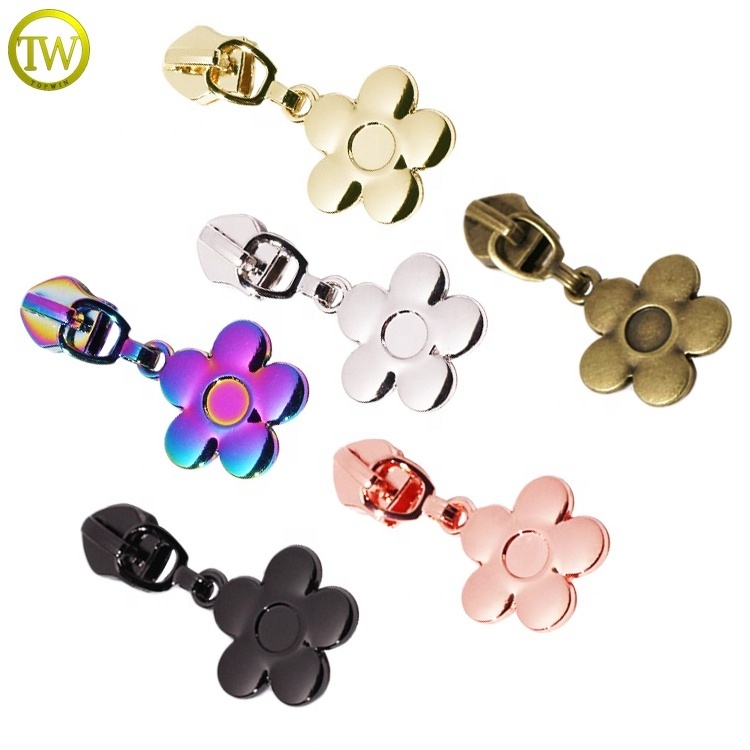 Custom Luxury Zipper Pullers Handbag Designer Zipper Pulls  Puller Zipper Slider Custom Logo Metal Zip Puller For Bag