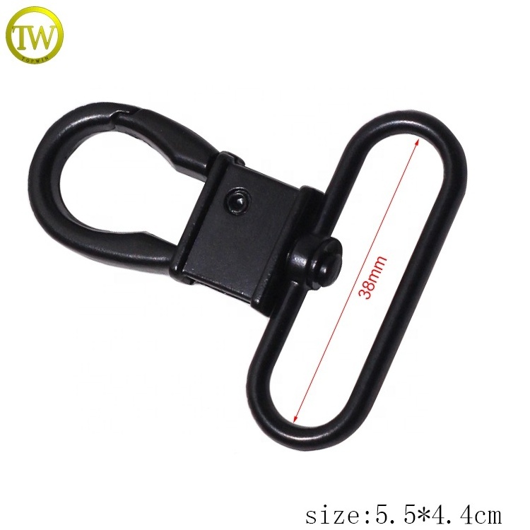 Wholesale alloy metal swivel trigger spring clasp clips handbag accessories metal bag snap hook