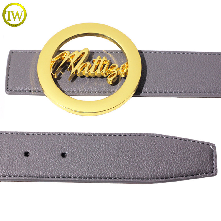 Custom own design Metal Letter Waist Belt Buckle Custom Men Women Name Logo Western Belt Buckles for belt