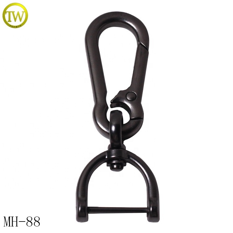 Wholesale alloy metal swivel trigger spring clasp clips handbag accessories metal bag snap hook