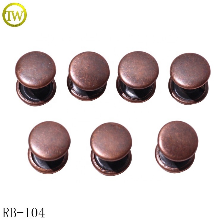 Antique copper purse accessory studs crafts wholesale alloy hardware handbag sewing belt rivets fitting