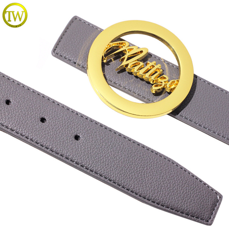 Custom own design Metal Letter Waist Belt Buckle Custom Men Women Name Logo Western Belt Buckles for belt