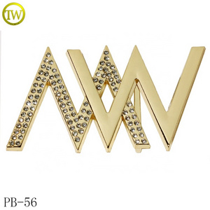 Custom women metal buckle canvas waist belt logos rhinestone gold color adjustable slider buckle hardware