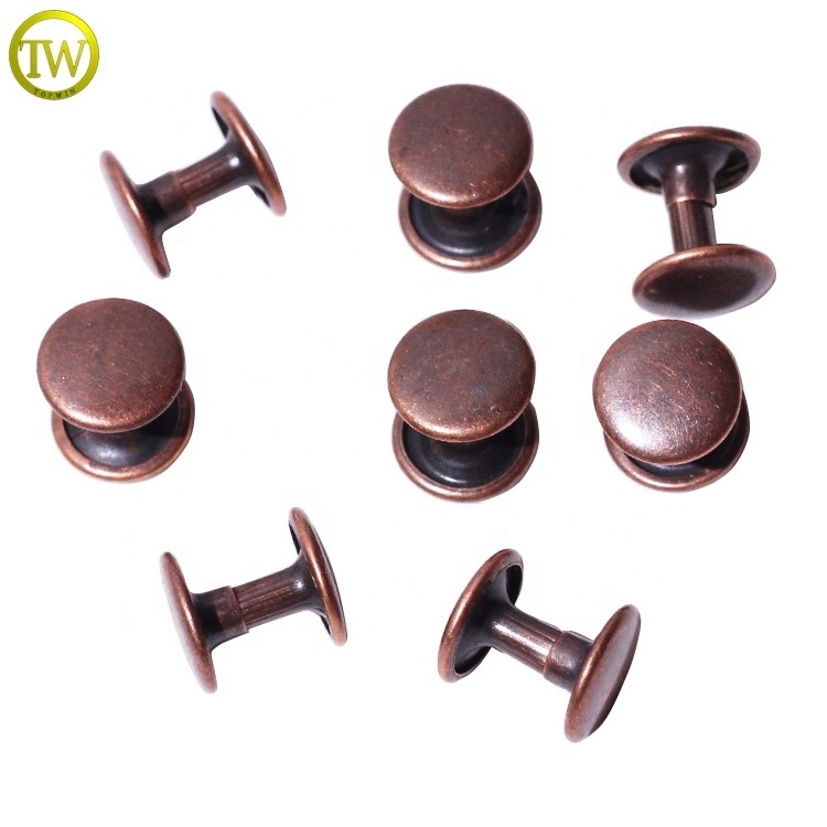 Antique copper purse accessory studs crafts wholesale alloy hardware handbag sewing belt rivets fitting