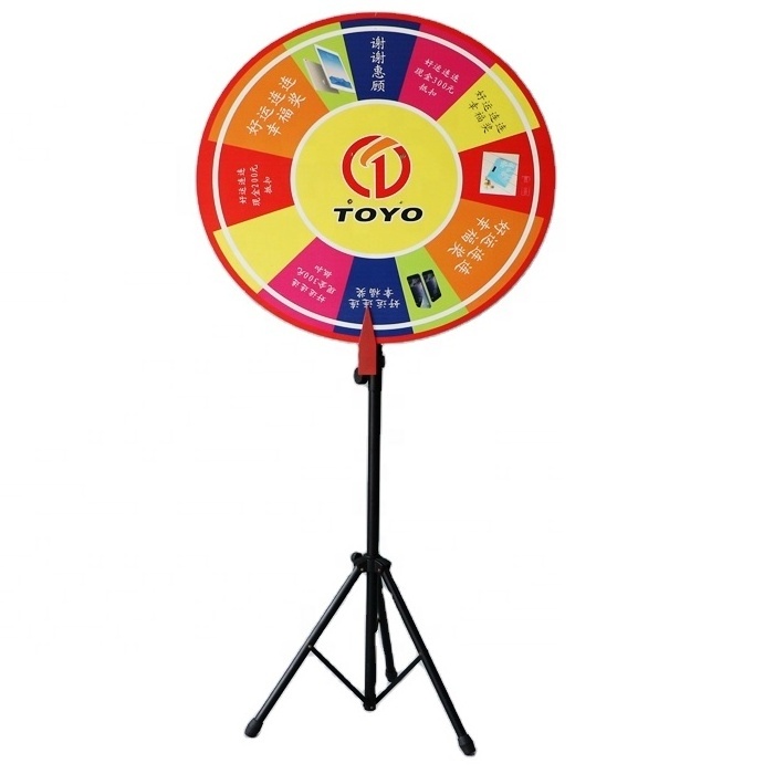 Activity Game Prize Wheel of Fortune Spinning Prize Wheel Lucky Stand The Medal Lucky Wheel Display Stand