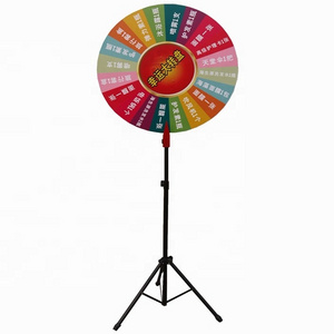 prize wheel spinning of fortune for game