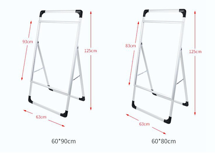 Custom Aluminum outdoor sign a1 poster stand