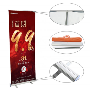 big order low price roll up standee roll stand banner price