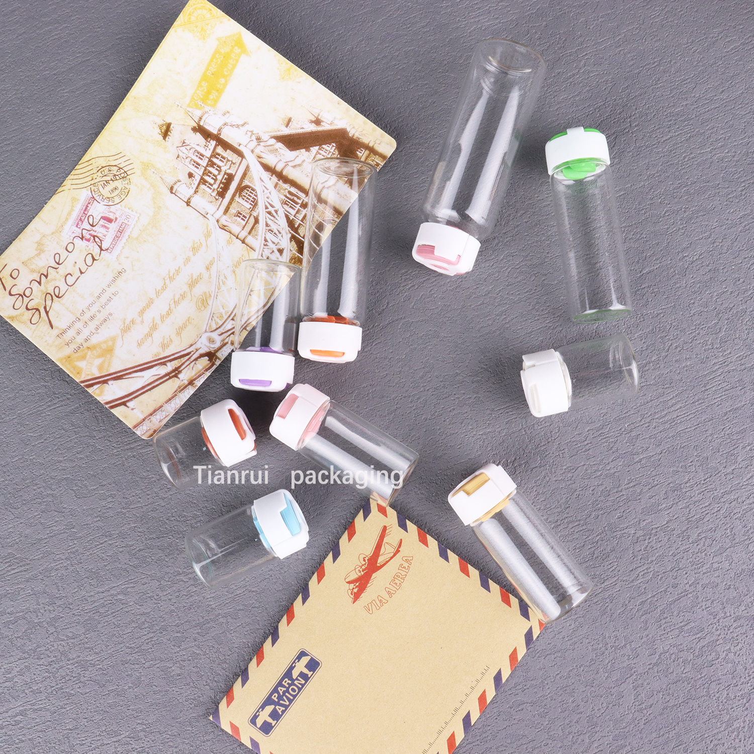 Wholesale 3ml 5ml 15ml Clear Amber Mini Tubular Clear Essence Glass Tan Vial Penicilin Bottles For Injection 10 ml Glass Vials