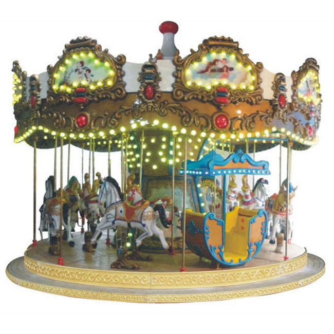 Theme park children outdoor christmas merry go round carousel for sale merry go round