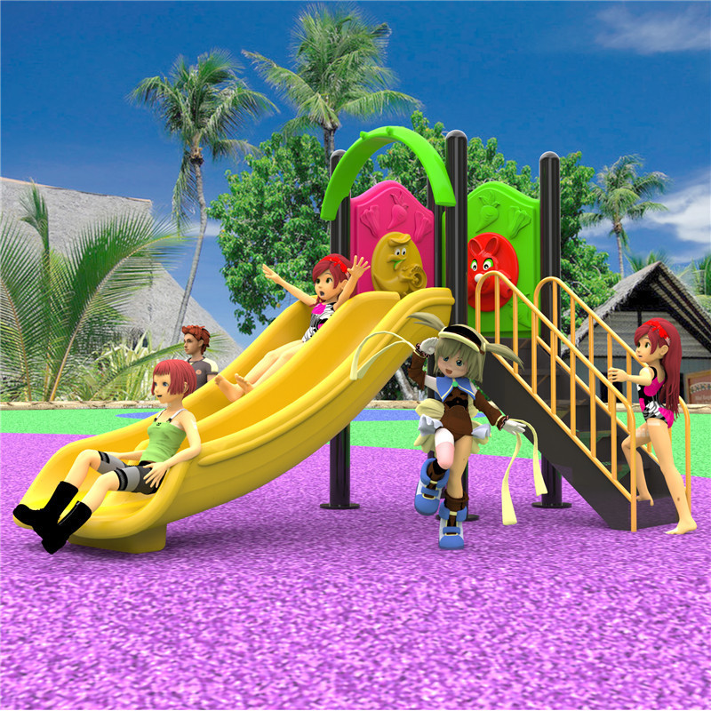 Animals decoration commercial sliding swing sets outdoor playground equipment