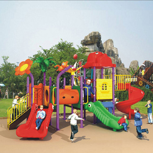 Amusement park toy used slides playground equipment outdoor