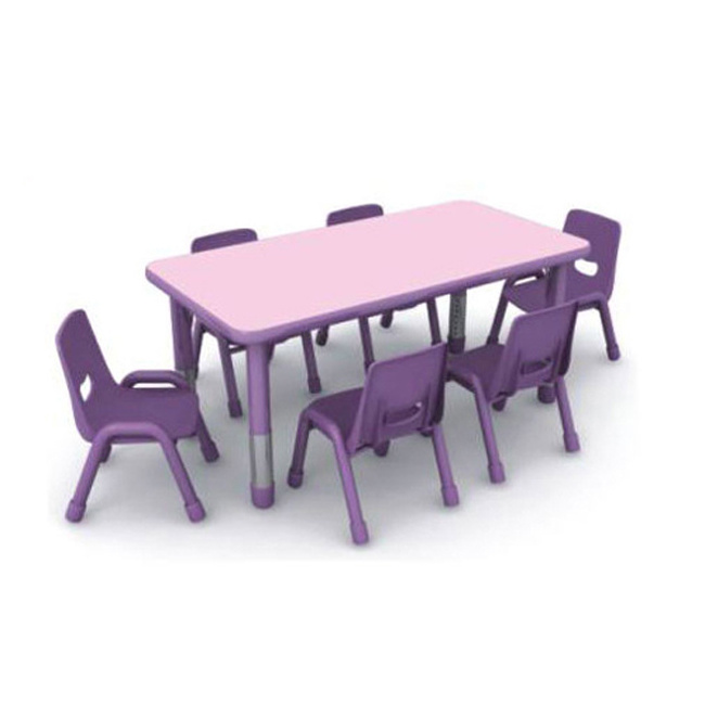 Manufacturer supply kindergarten furniture chair kids table chair set