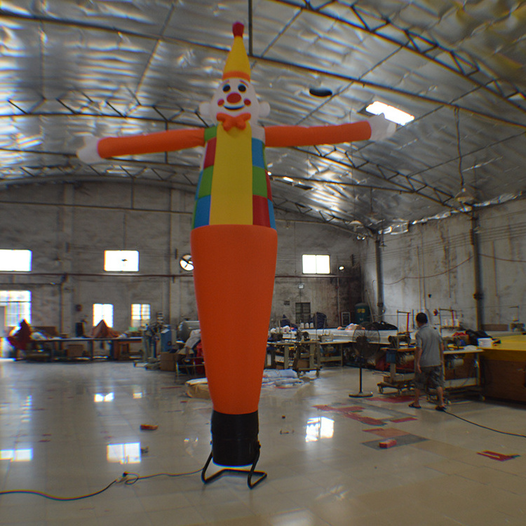 New arrival clown 6ft inflatable chef costume rental air dancer