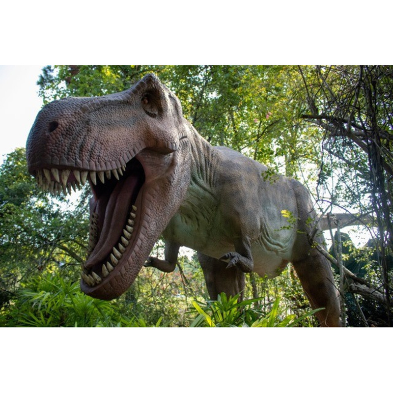 New style real dinosaur model velociraptor realistic animal costume animatronic wolf model