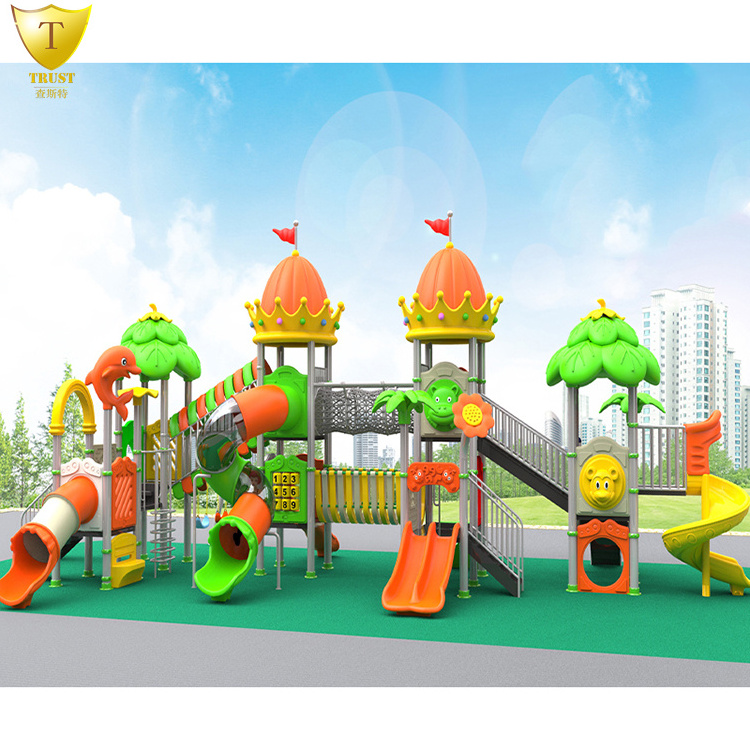 High Quality Plastic Slide Cover Big Slide Outdoor Playground Equipment For Kids