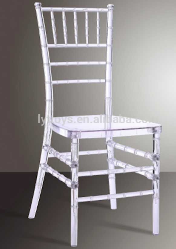 Wholesale luxury resin chairs wedding chairs and tables acrylic dinning chair clear