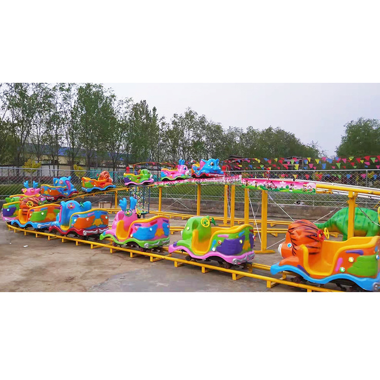 Amusement Park Roller Coaster Children Playground Rides For Backyards Roller Coaster