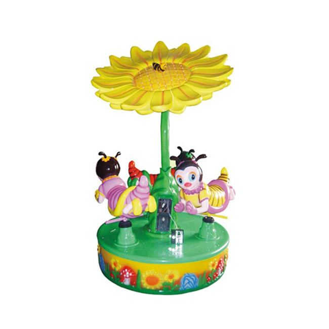 Funny playground miniature antique carousel merry go round horse for sale