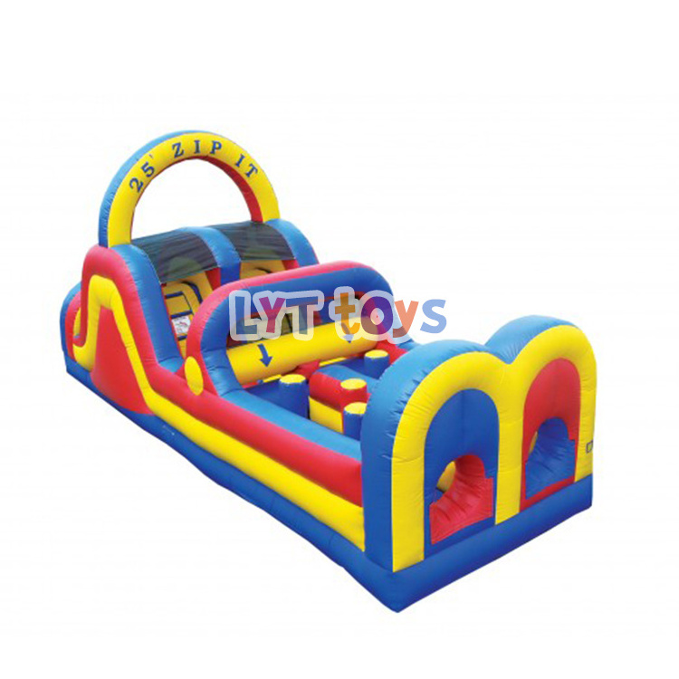 Inflatable obstacle course kids interactive adult game inflatable playground