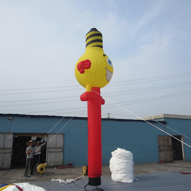 Outdoor Advertising Inflatable Sky Man Mr.Welcome With Blower Inflatable Air Dancer