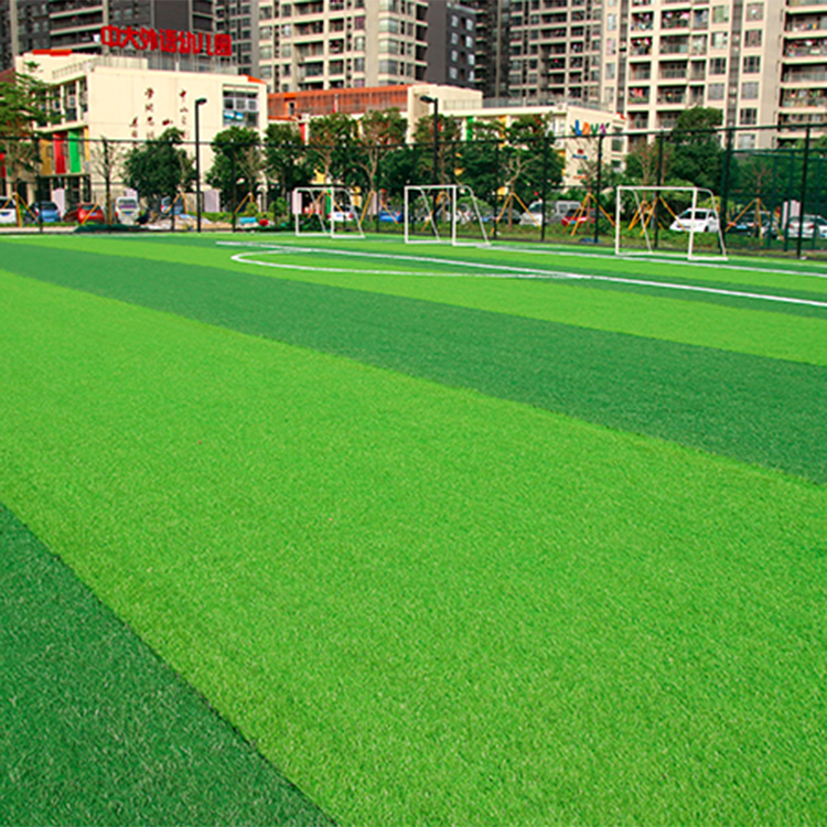 High density natural artificial grass for football field