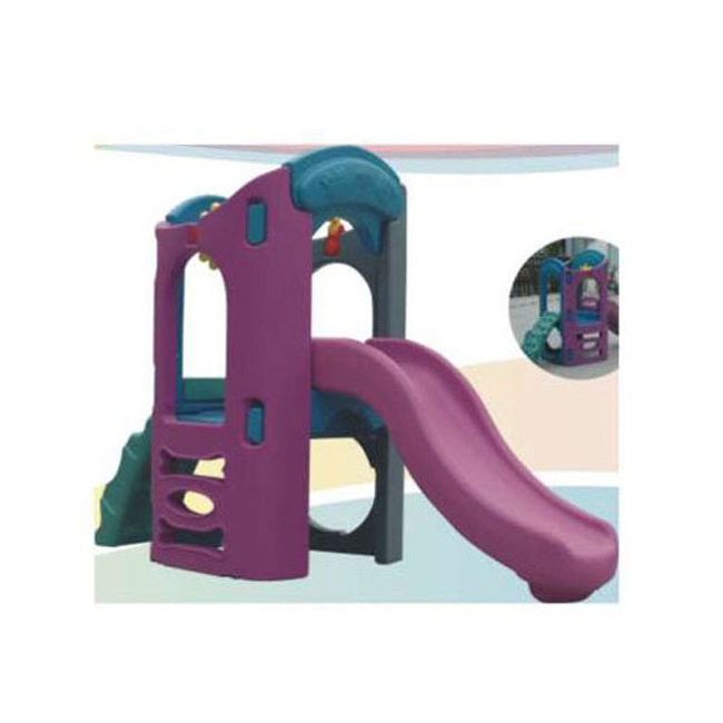 Children mini playground equipment indoor plastic playhouse swing with slide for kids plastic