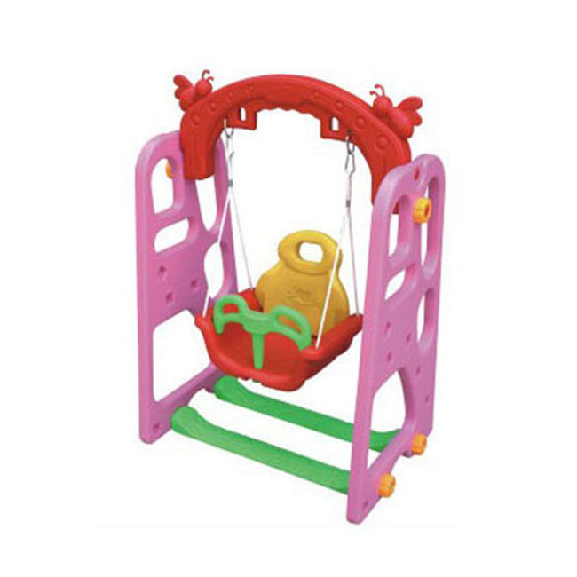 Small indoor slide children's swing and kids slide plastic play set