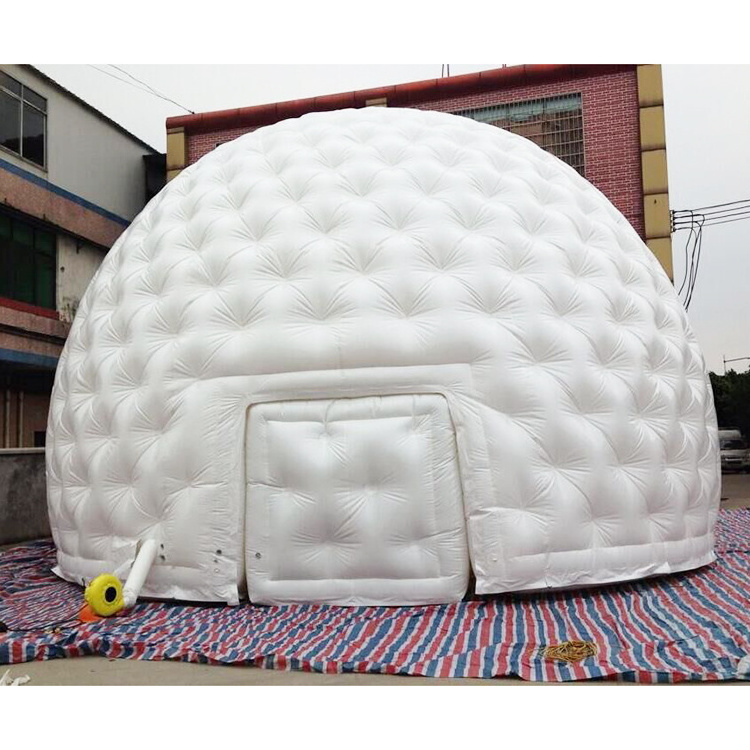 Most popular 10m portable inflatable pool planetarium dome inflatable tennis dome