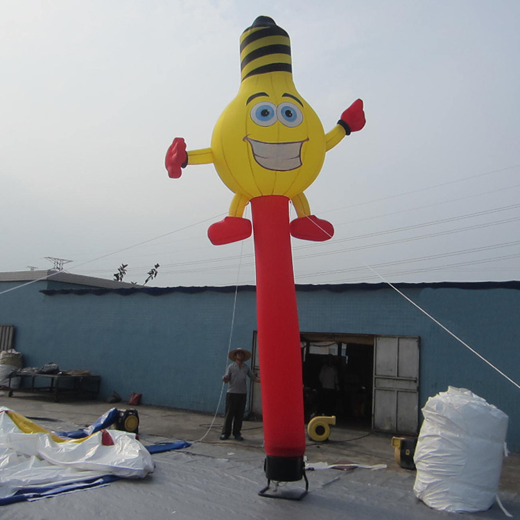 Outdoor Advertising Inflatable Sky Man Mr.Welcome With Blower Inflatable Air Dancer