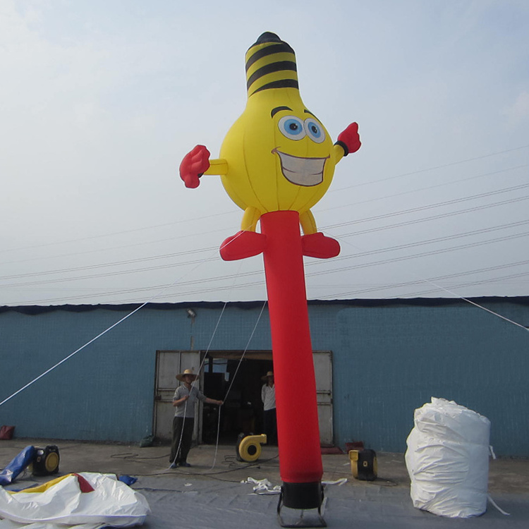 Outdoor Advertising Inflatable Sky Man Mr.Welcome With Blower Inflatable Air Dancer