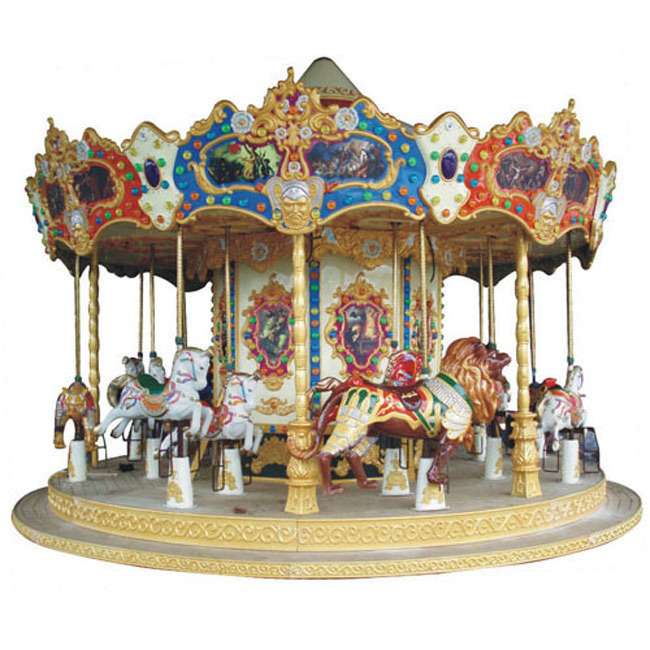 Amusement park equipment toys items merry go round electric kids horse ride used carousel for sale