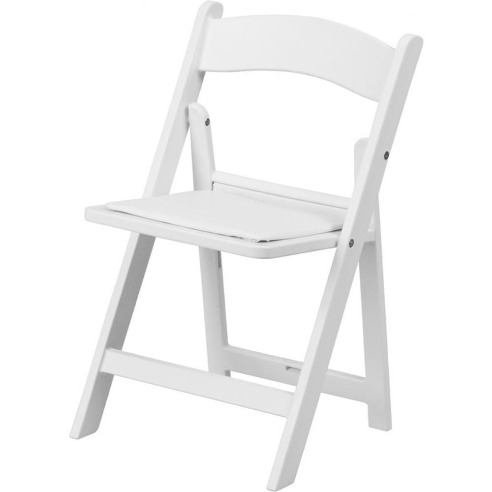 Wedding resin material white color furniture kids folding chair plastic folding chair