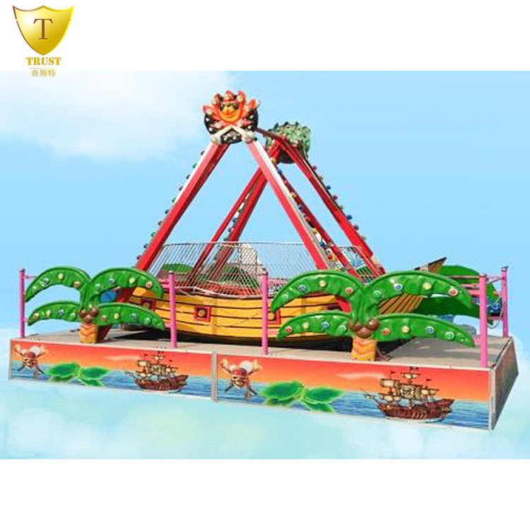 Amusement Park Kiddie Ride Pirate Ship Viking Ship Brick Pirate Ship Swing Set For Sale