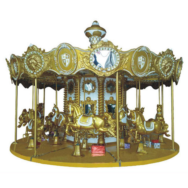 Amusement park equipment toys items merry go round electric kids horse ride used carousel for sale