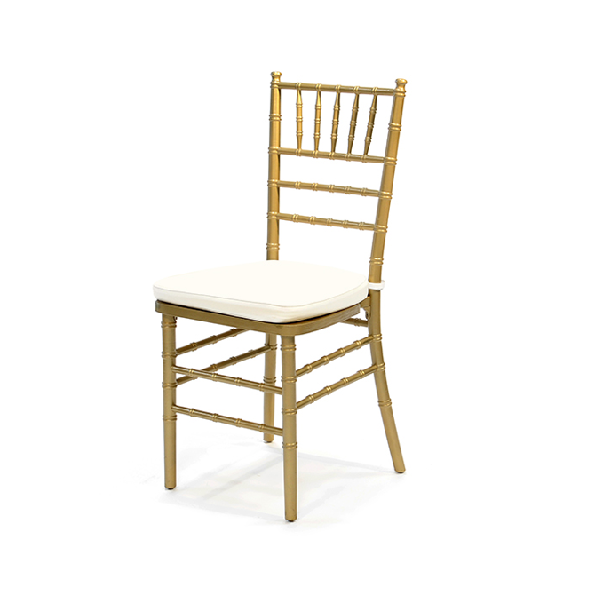 Infinity roses gold stainless steel banquet hotel chiavari tiffany chair