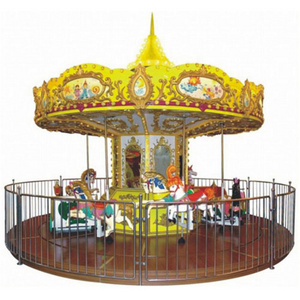 Theme park children outdoor christmas merry go round carousel for sale merry go round