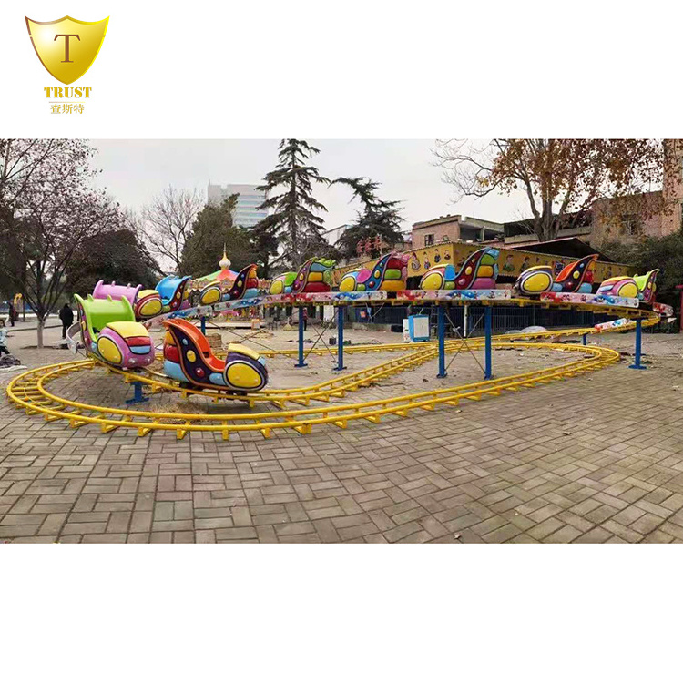 New Portable Small Roller Coaster Train Rides Indoor Mini Roller Coaster For Kids