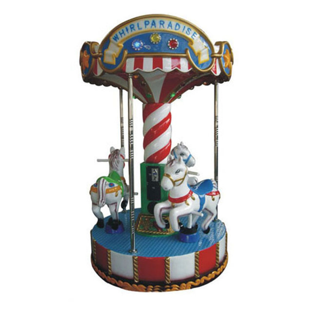 Merry go round vertical musical carousel outdoor christmas carousel decoration